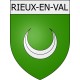 Rieux-en-Val 11 ville Stickers blason autocollant adhésif