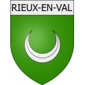 Rieux-en-Val 11 ville Stickers blason autocollant adhésif