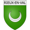 Rieux-en-Val 11 ville Stickers blason autocollant adhésif