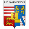 Stickers coat of arms Moussoulens adhesive sticker