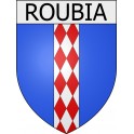 Moussoulens Sticker wappen, gelsenkirchen, augsburg, klebender aufkleber