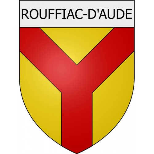 Rouffiac-d'Aude 11 ville Stickers blason autocollant adhésif