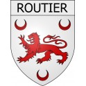Moussoulens Sticker wappen, gelsenkirchen, augsburg, klebender aufkleber