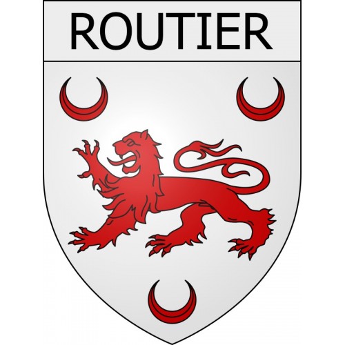 Stickers coat of arms Moussoulens adhesive sticker