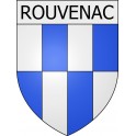 Rouvenac 11 ville Stickers blason autocollant adhésif