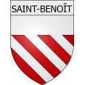 Saint-Benoît 11 ville Stickers blason autocollant adhésif