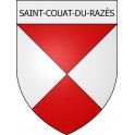 Saint-Couat-du-Razès 11 ville Stickers blason autocollant adhésif