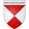 Saint-Couat-du-Razès 11 ville Stickers blason autocollant adhésif