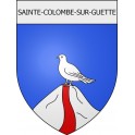 Sainte-Colombe-sur-Guette 11 ville Stickers blason autocollant adhésif