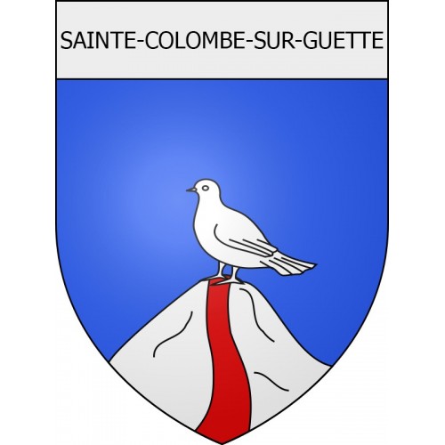Pegatinas escudo de armas de Roubia adhesivo de la etiqueta engomada