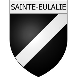 Pegatinas escudo de armas de Roubia adhesivo de la etiqueta engomada