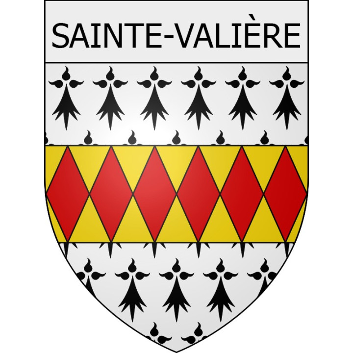 Pegatinas escudo de armas de Roubia adhesivo de la etiqueta engomada