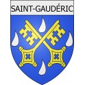 Saint-Gaudéric 11 ville Stickers blason autocollant adhésif