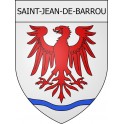 Saint-Jean-de-Barrou 11 ville Stickers blason autocollant adhésif