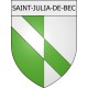 Saint-Julia-de-Bec 11 ville Stickers blason autocollant adhésif