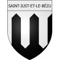 Saint-Just-et-le-Bézu 11 ville Stickers blason autocollant adhésif