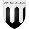 Saint-Just-et-le-Bézu 11 ville Stickers blason autocollant adhésif