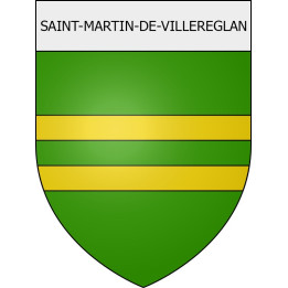 Pegatinas escudo de armas de Roubia adhesivo de la etiqueta engomada