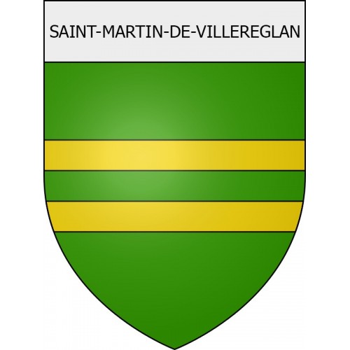 Saint-Martin-de-Villereglan 11 ville Stickers blason autocollant adhésif