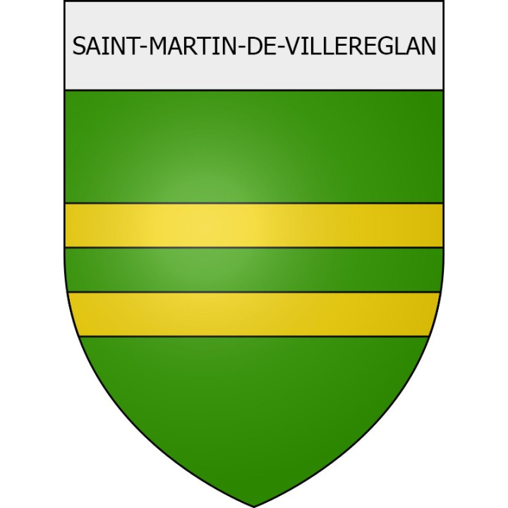 Pegatinas escudo de armas de Roubia adhesivo de la etiqueta engomada