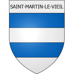 Pegatinas escudo de armas de Roubia adhesivo de la etiqueta engomada