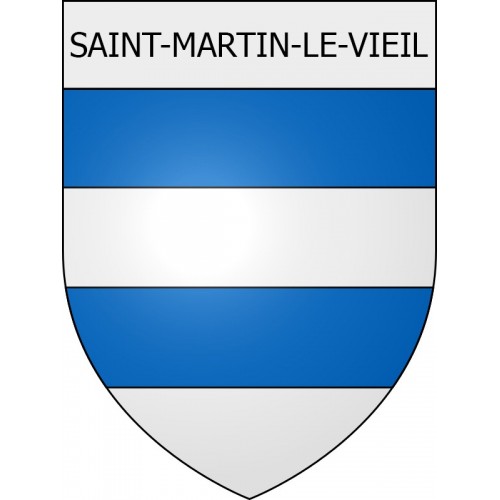 Stickers coat of arms Roubia adhesive sticker