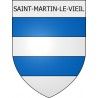 Saint-Martin-le-Vieil 11 ville Stickers blason autocollant adhésif