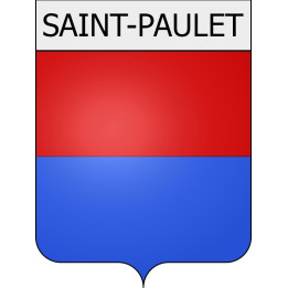 Saint-Paulet 11 ville Stickers blason autocollant adhésif