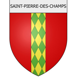 Saint-Pierre-des-Champs 11 ville Stickers blason autocollant adhésif