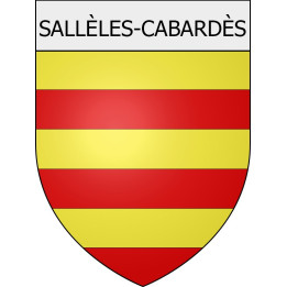 Sallèles-Cabardès 11 ville Stickers blason autocollant adhésif