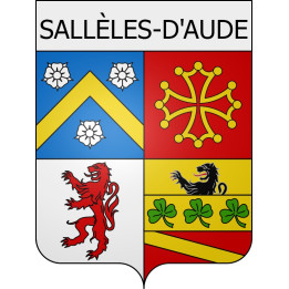 Stickers coat of arms Roubia adhesive sticker