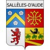 Sallèles-d'Aude 11 ville Stickers blason autocollant adhésif
