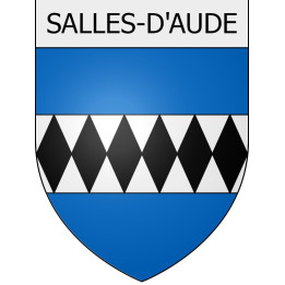 Salles-d'Aude 11 ville Stickers blason autocollant adhésif