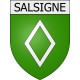 Salsigne 11 ville Stickers blason autocollant adhésif