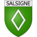 Salsigne 11 ville Stickers blason autocollant adhésif