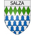 Salza 11 ville Stickers blason autocollant adhésif