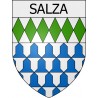 Salza 11 ville Stickers blason autocollant adhésif
