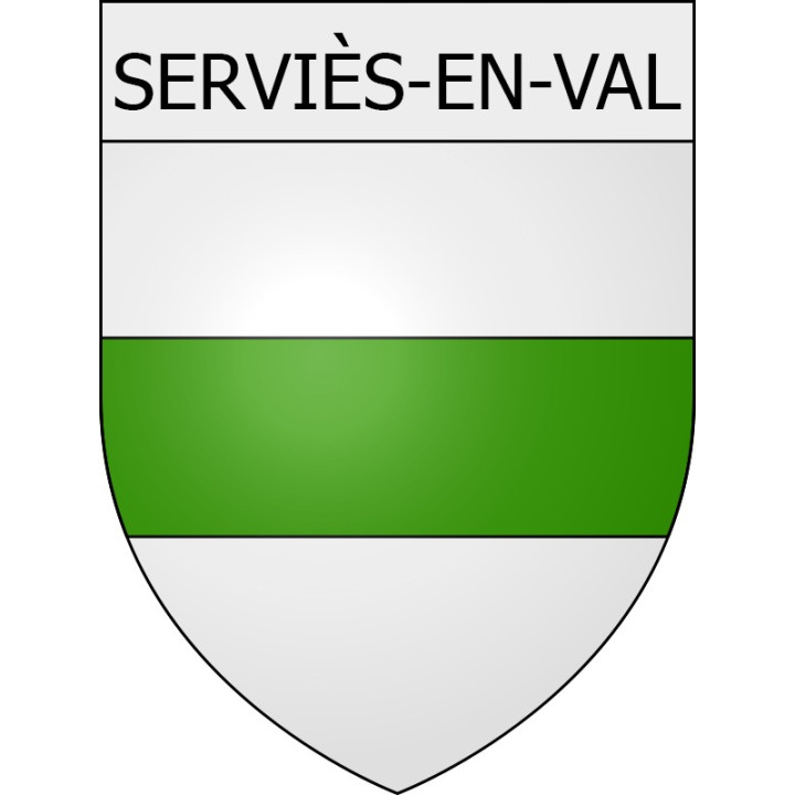 Pegatinas escudo de armas de Roubia adhesivo de la etiqueta engomada