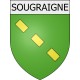 Sougraigne 11 ville Stickers blason autocollant adhésif