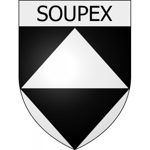 Soupex 11 ville Stickers blason autocollant adhésif