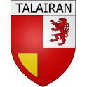Talairan 11 ville Stickers blason autocollant adhésif