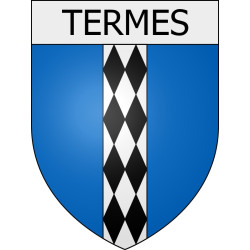 Pegatinas escudo de armas de Roubia adhesivo de la etiqueta engomada