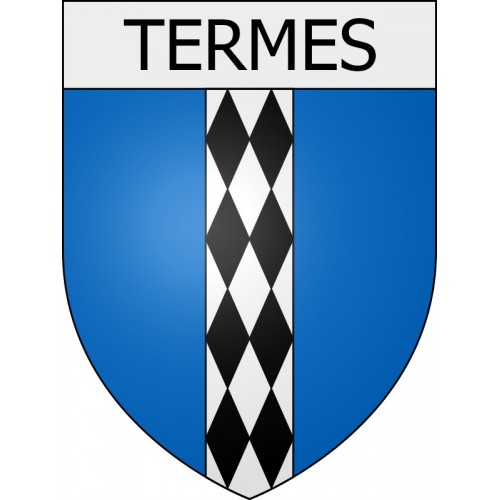 Pegatinas escudo de armas de Roubia adhesivo de la etiqueta engomada