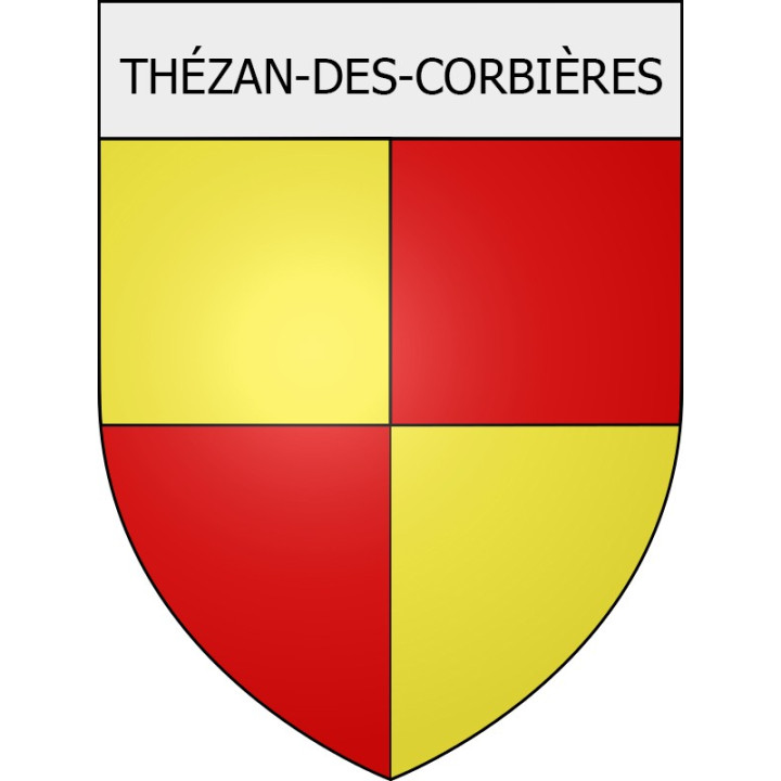 Stickers coat of arms Roubia adhesive sticker