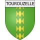 Tourouzelle 11 ville Stickers blason autocollant adhésif