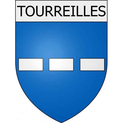 Stickers coat of arms Roubia adhesive sticker