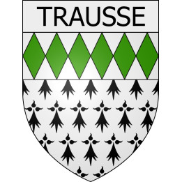 Stickers coat of arms Roubia adhesive sticker