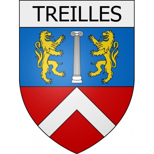 Stickers coat of arms Roubia adhesive sticker