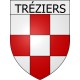 Tréziers 11 ville Stickers blason autocollant adhésif