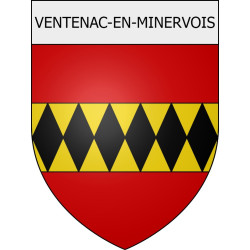 Stickers coat of arms Roubia adhesive sticker